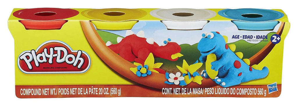 4-Pack of Colors 16 Ounce Total Play-Doh M913