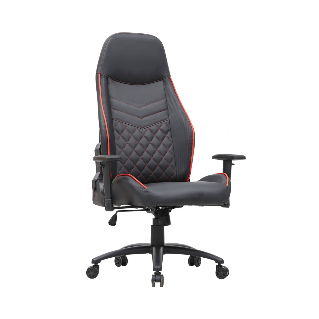 Black Vegan Leather Reclining Gaming Chair Z6854