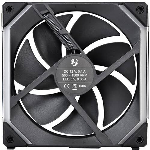 140mm LED RGB Case Fan 2-Pack with Controller E18431