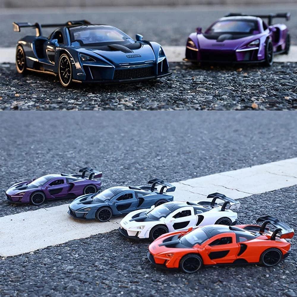 1:32 Scale Die-casting Toy Car with Light and Music M5725