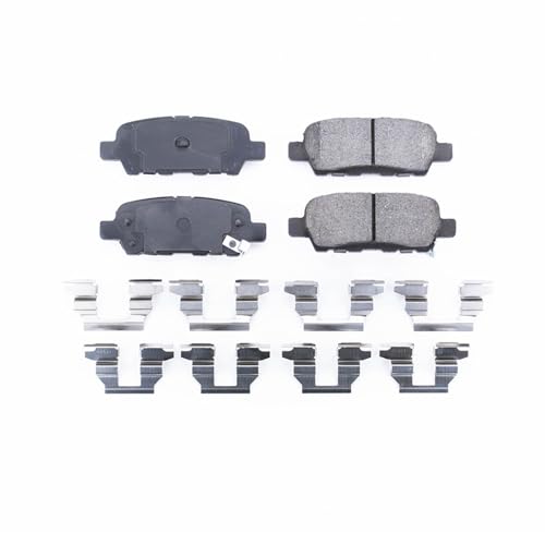 Rear Z17 Ceramic Brake Pads with Hardware L2072