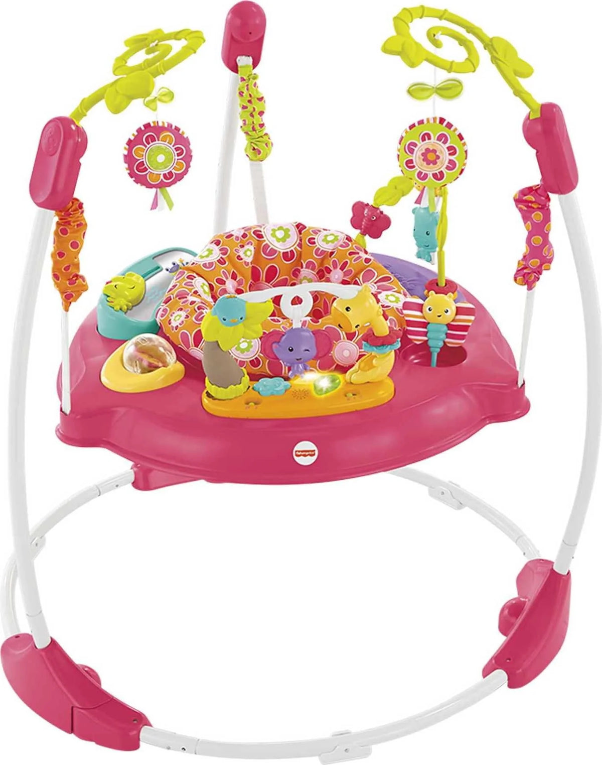 Pink Baby Bouncer Activity Center with Music and Lights X446