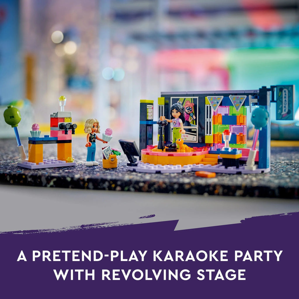 LEGO Friends Karaoke Music Party Set Pretend Play Toy with Mini-Doll Characters and Gecko Figure V938866