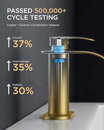 Chrome Single Handle Vessel Bathroom Faucet with Pop up Drain A190303