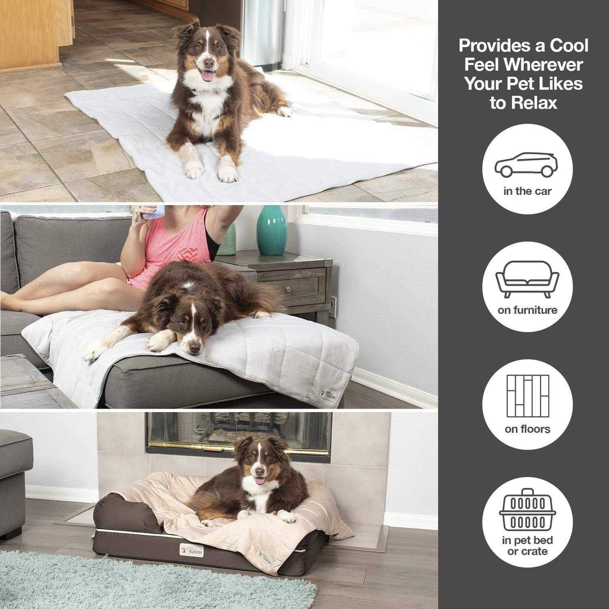 Lightweight Cat and Dog Cooling Blanket V581