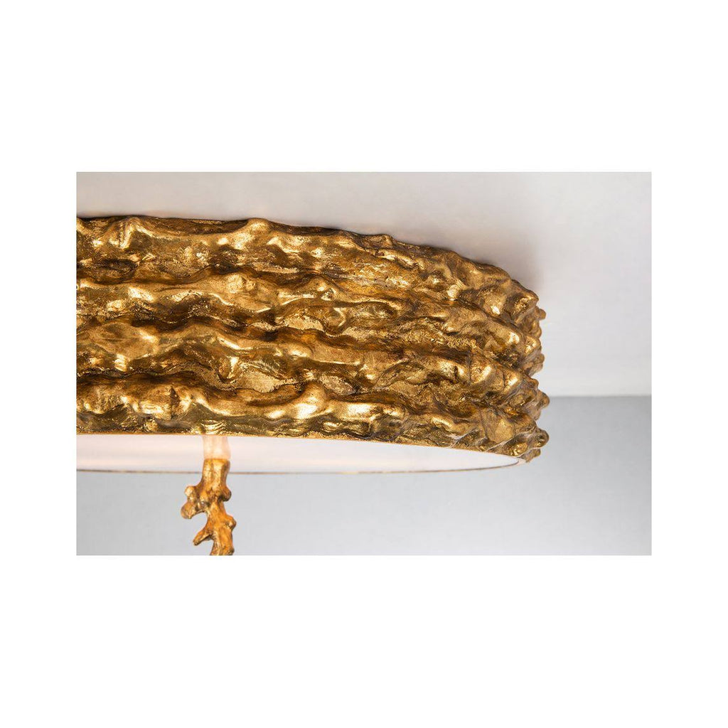 Gold 3-Light Flush Q292343