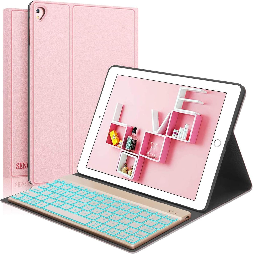 Silver Aluminum Alloy Backlit Keyboard Folio for iPad Pro 12.9 I717524