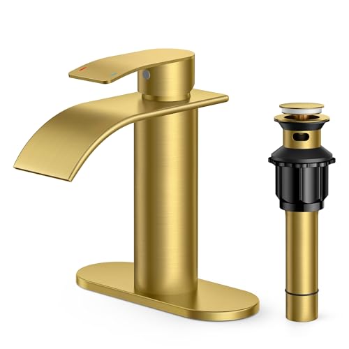 Chrome Single Handle Vessel Bathroom Faucet with Pop up Drain A190303