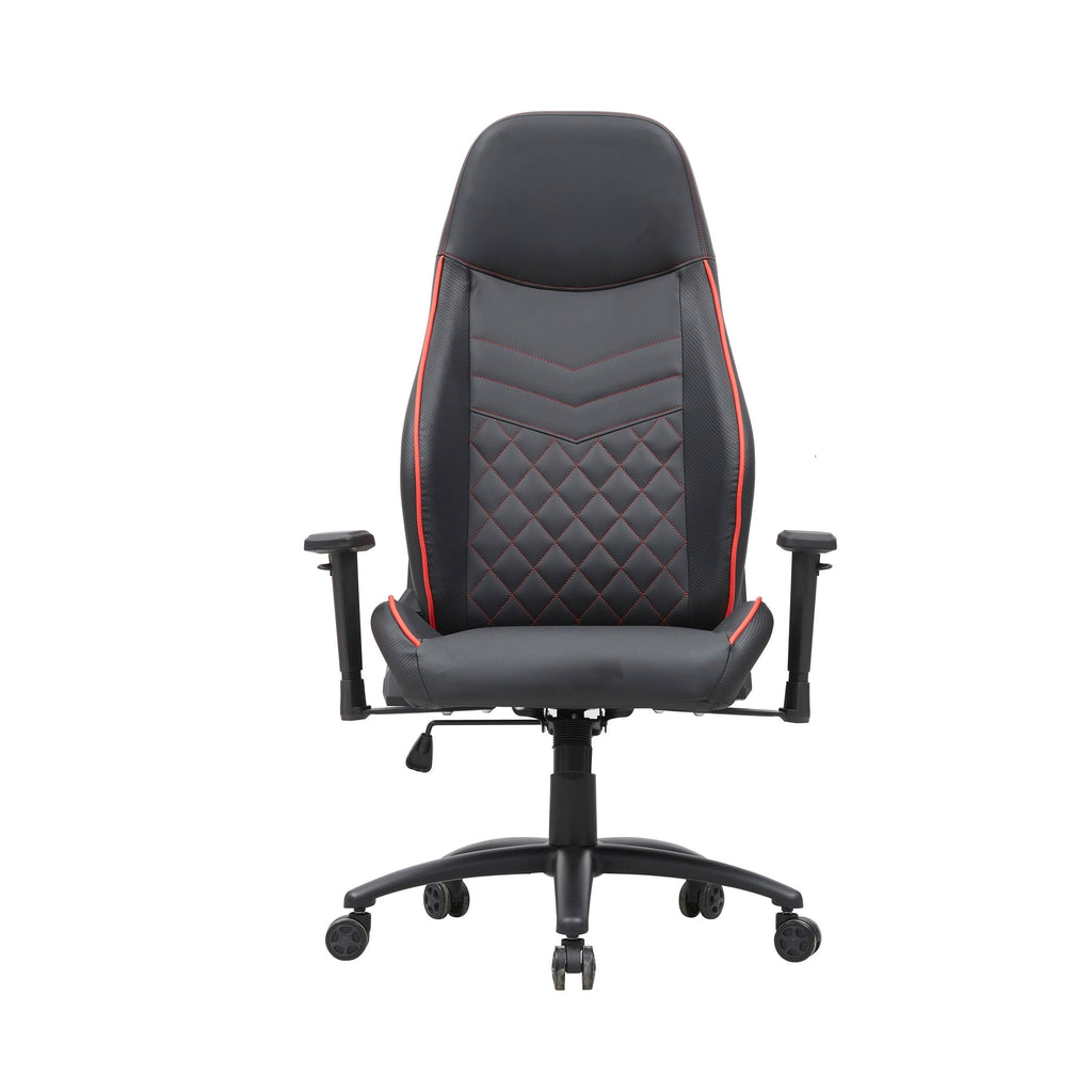 Black Vegan Leather Reclining Gaming Chair Z6854