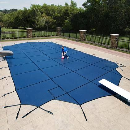 12 Year Mesh Pool Safety Cover 16 x 32 Rectangle G48983