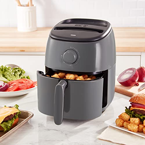 Compact Grey 2.6 Qt. Electric Air Fryer Oven E505