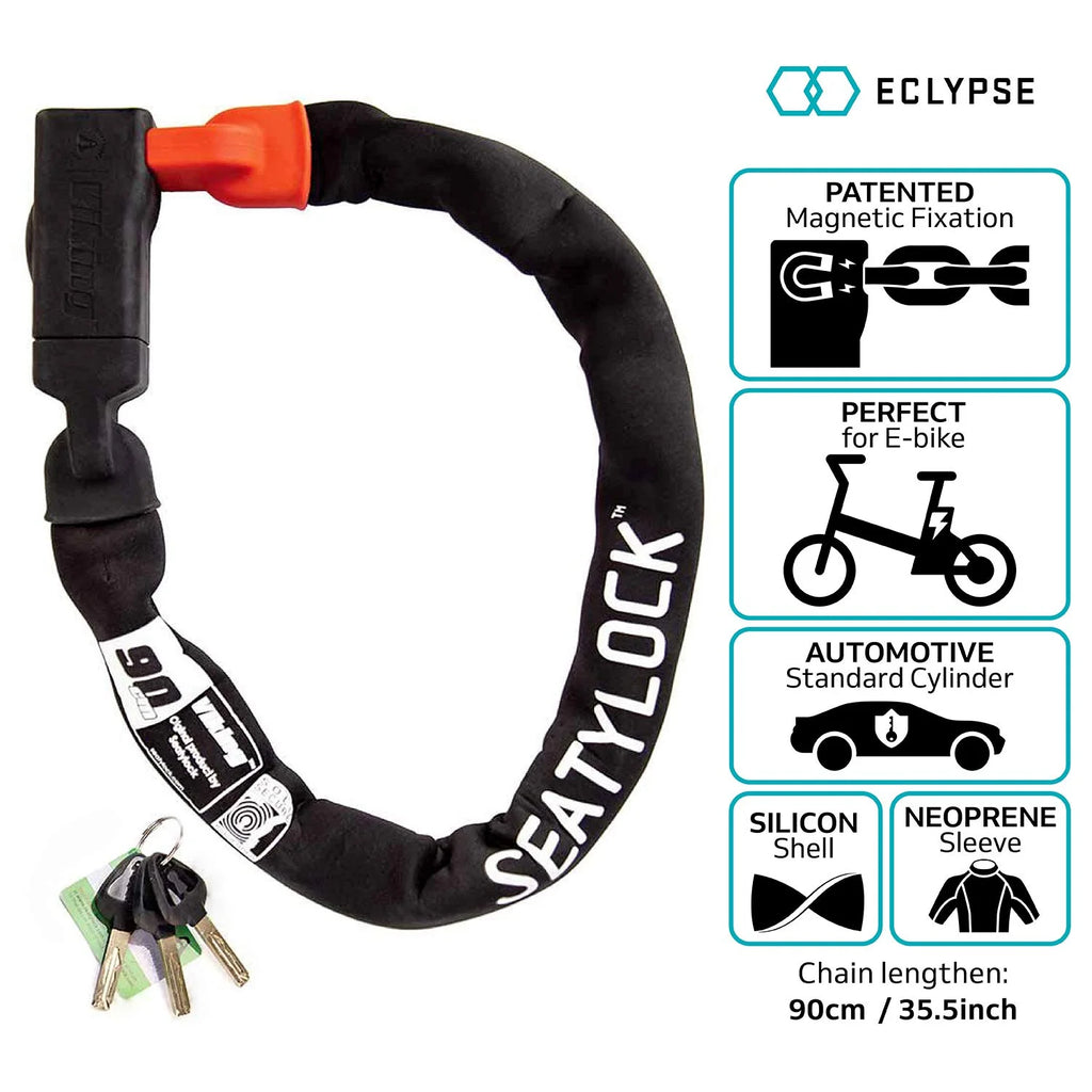 Viking90 Bicycle Lock - 10mm, 90cm, Black G991104