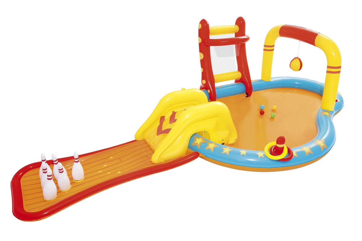 Inflatable Play Pool Center with Slide C372258