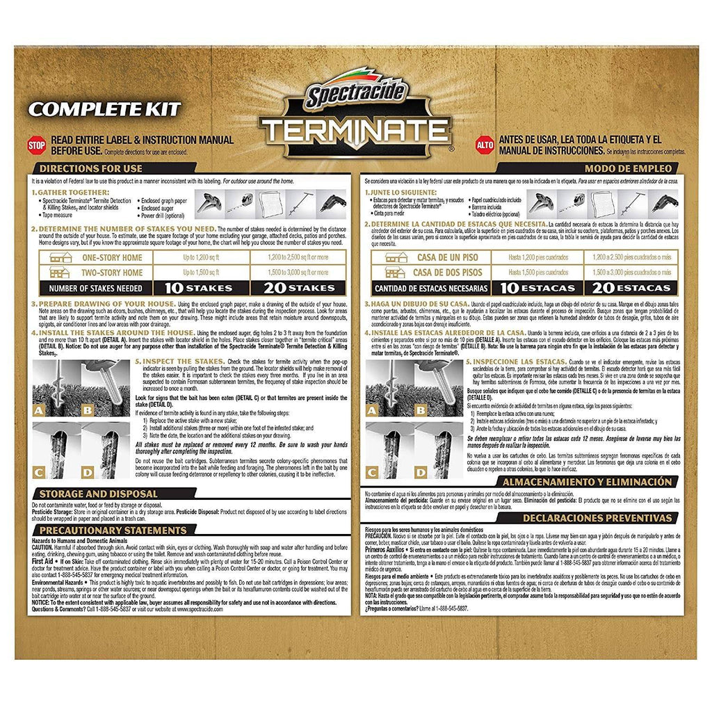 15-Count Termite Detection and Killing Stakes Y905085