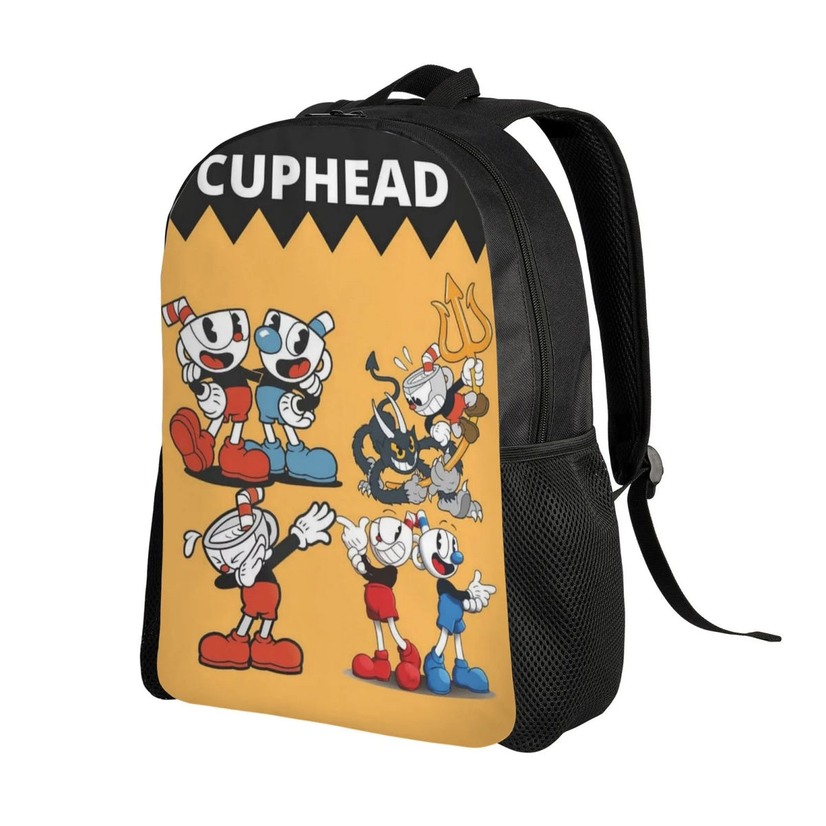 Cuphead Mugman Brothers Backpack Lightweight Daypack I4258