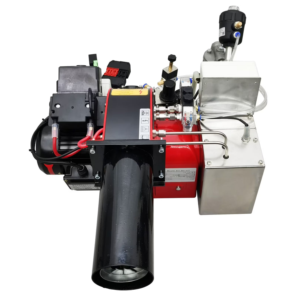 Waste Oil Heater Furnace Air Atomizing Heavy Oil Burner 220V A943