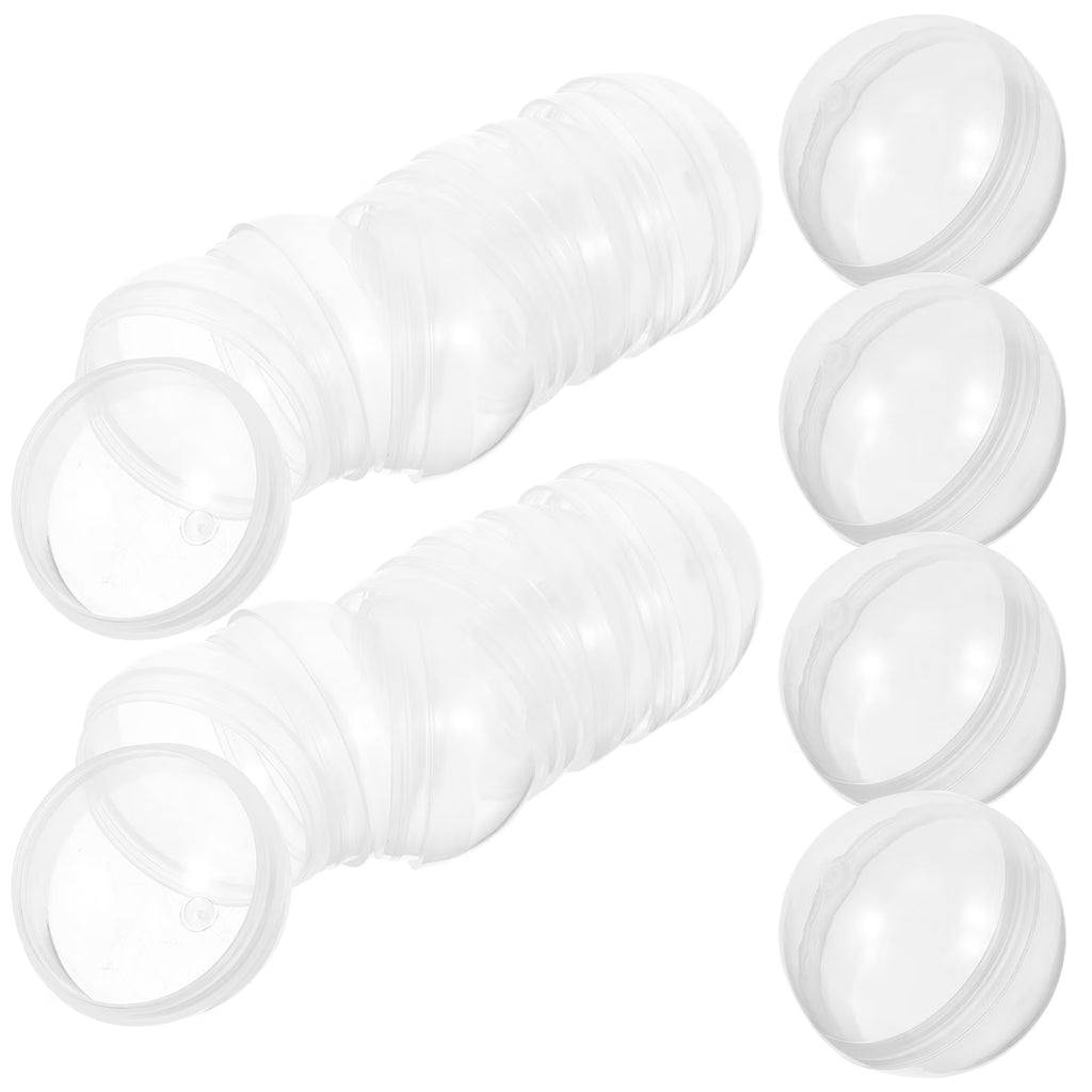 200 pcs Clear Plastic Fillable Balls E771