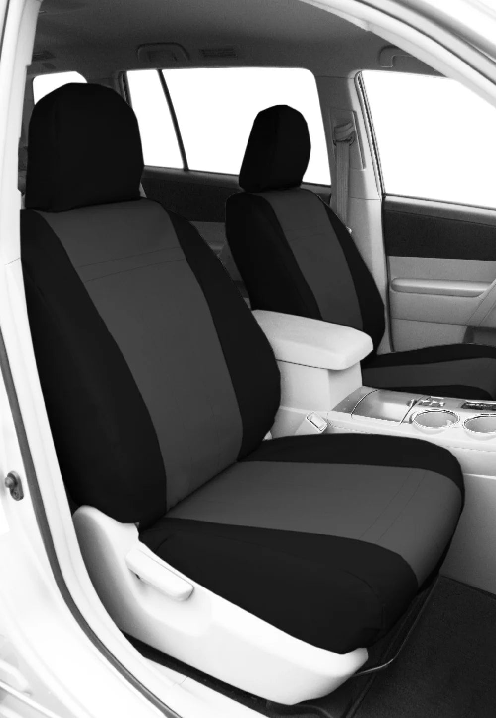 Charcoal Insert with Black Trim Seat Covers B7496