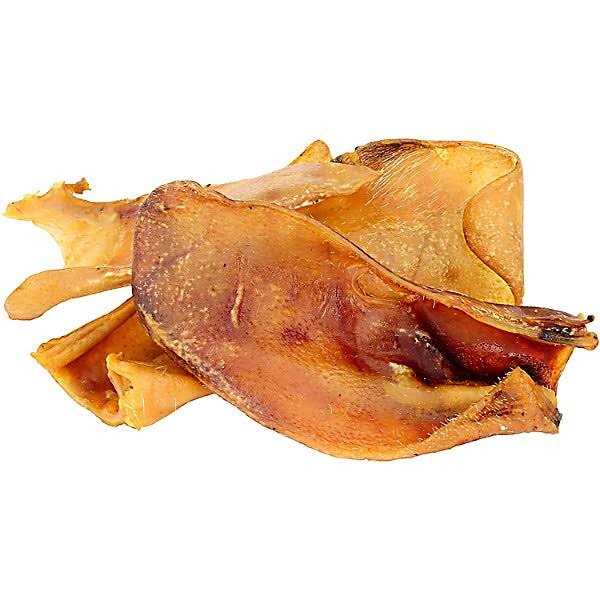 Large Whole Pig Ears Dog Chew Treats R59028