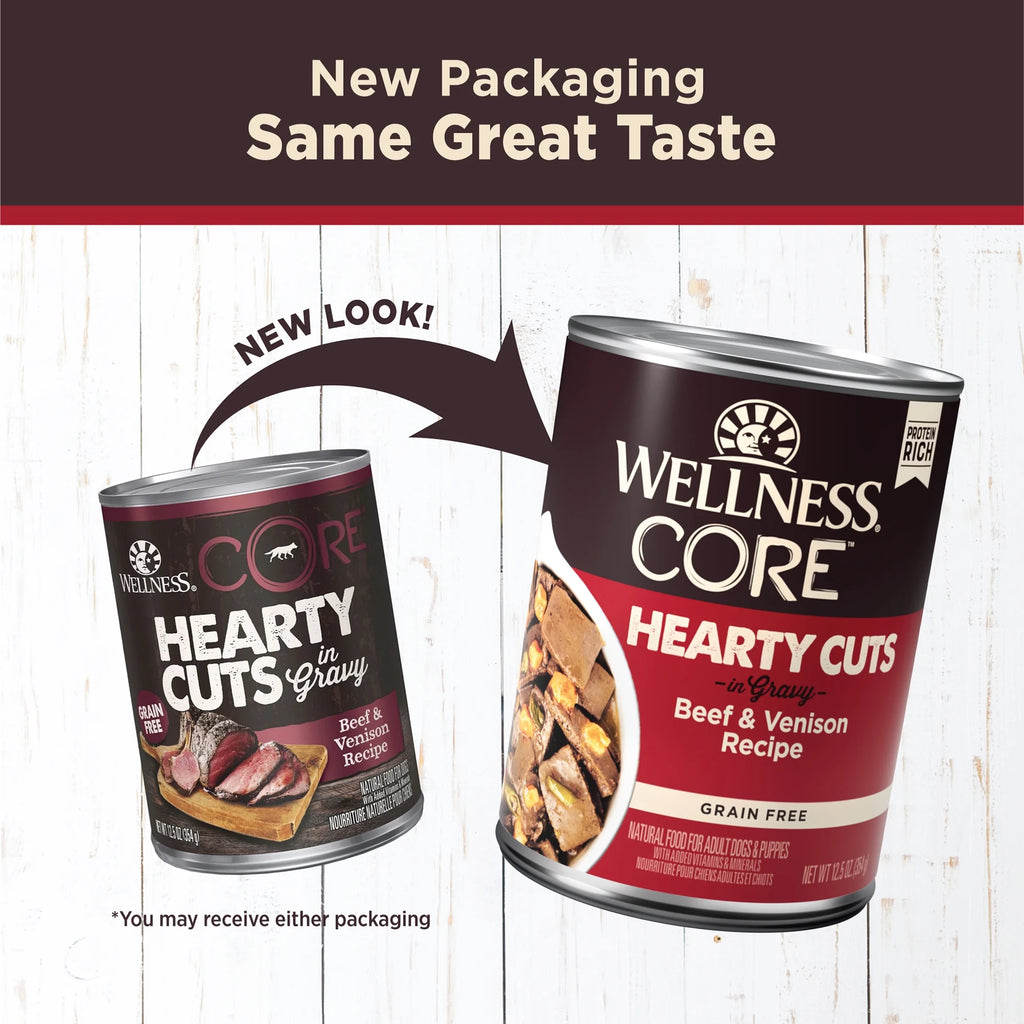 Grain Free Beef & Venison Wet Dog Food 12.5-Ounce Can Pack of 12 M433259