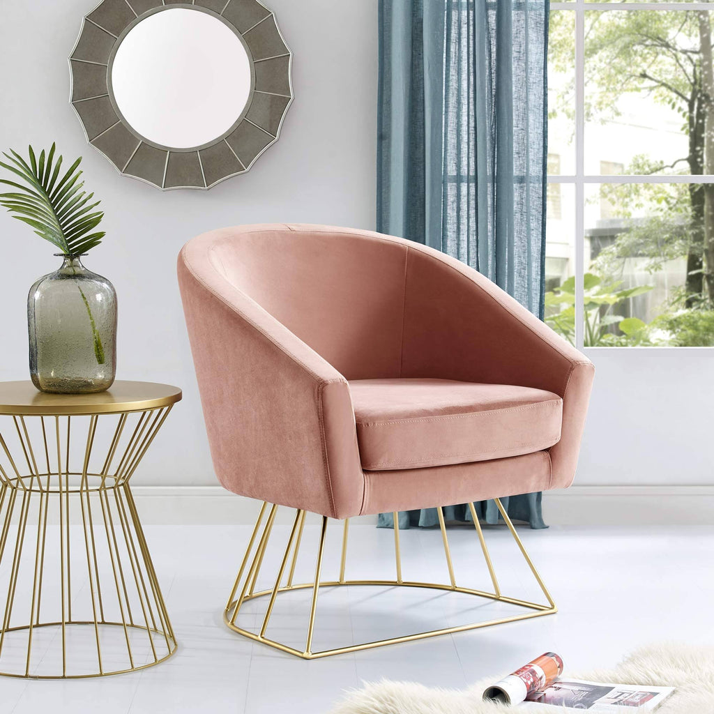 Velvet Accent Chair G4704