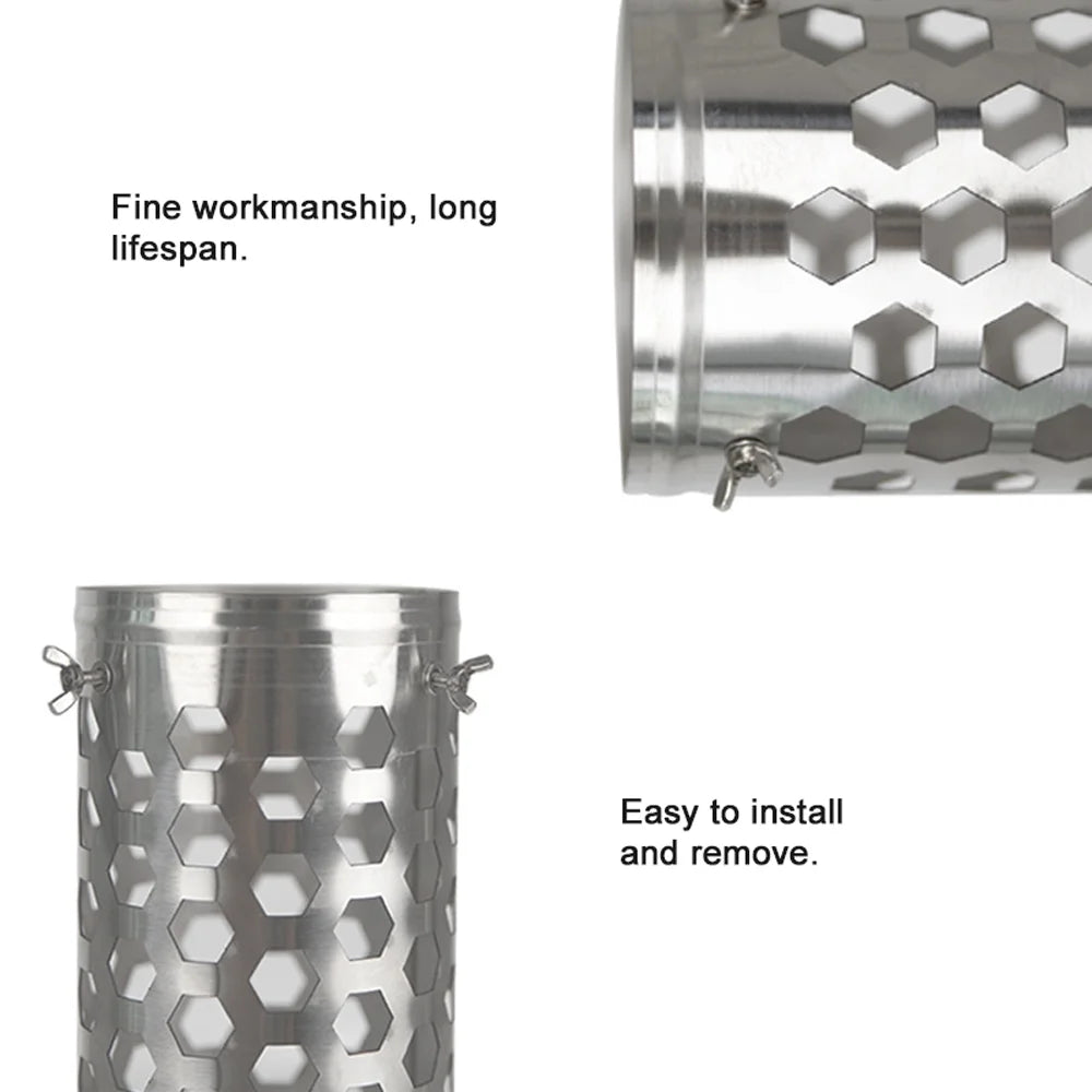 Stainless Steel Chimney Accessory for Tent Stoves O39631