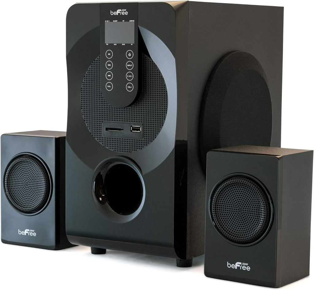 Black 5.1 Channel Bluetooth Surround Sound Speaker System E621