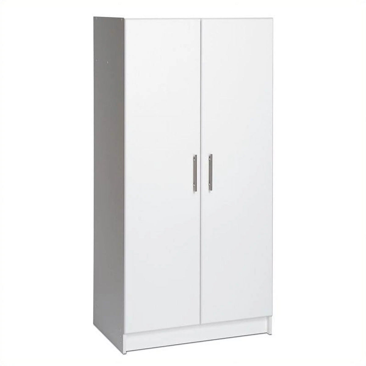 White Composite Wood Storage Cabinet N457