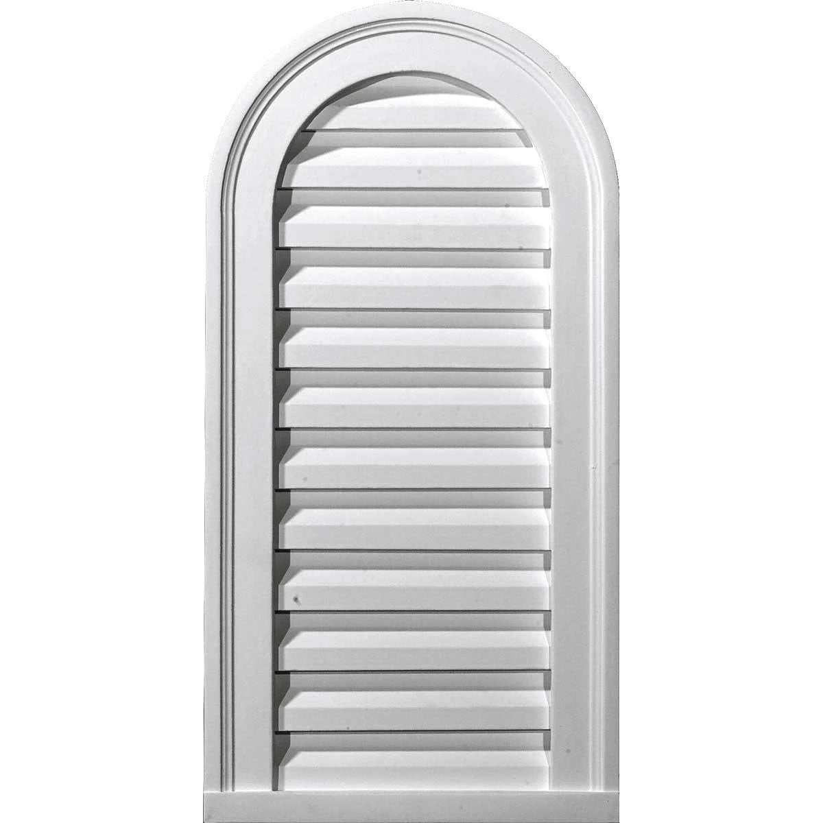 14x22W x 27x22H Cathedral Urethane Gable Vent Louver X24400