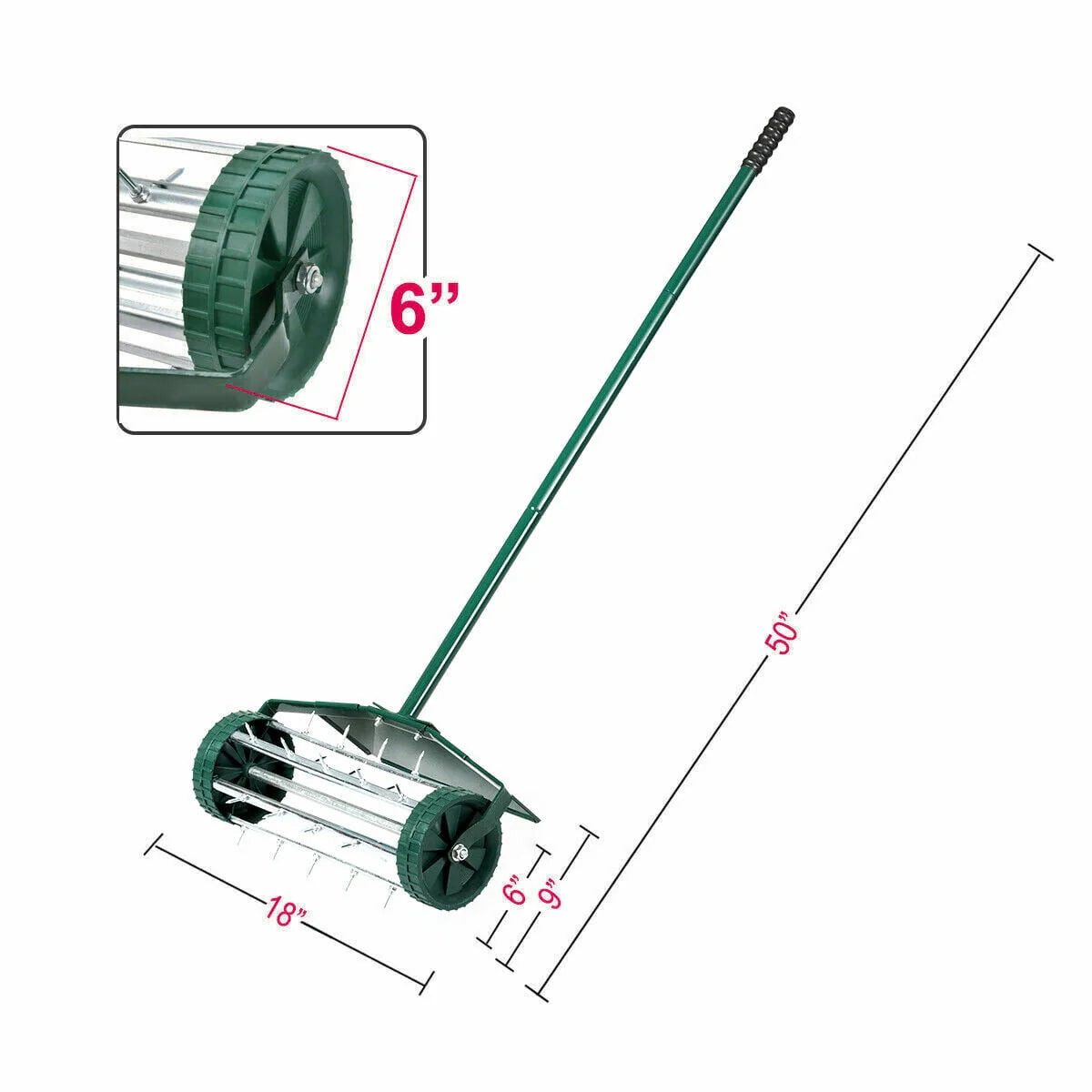 18-inch Rolling Lawn Aerator O508711
