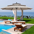10FT Patio Umbrella with Crank and Tilt P388376