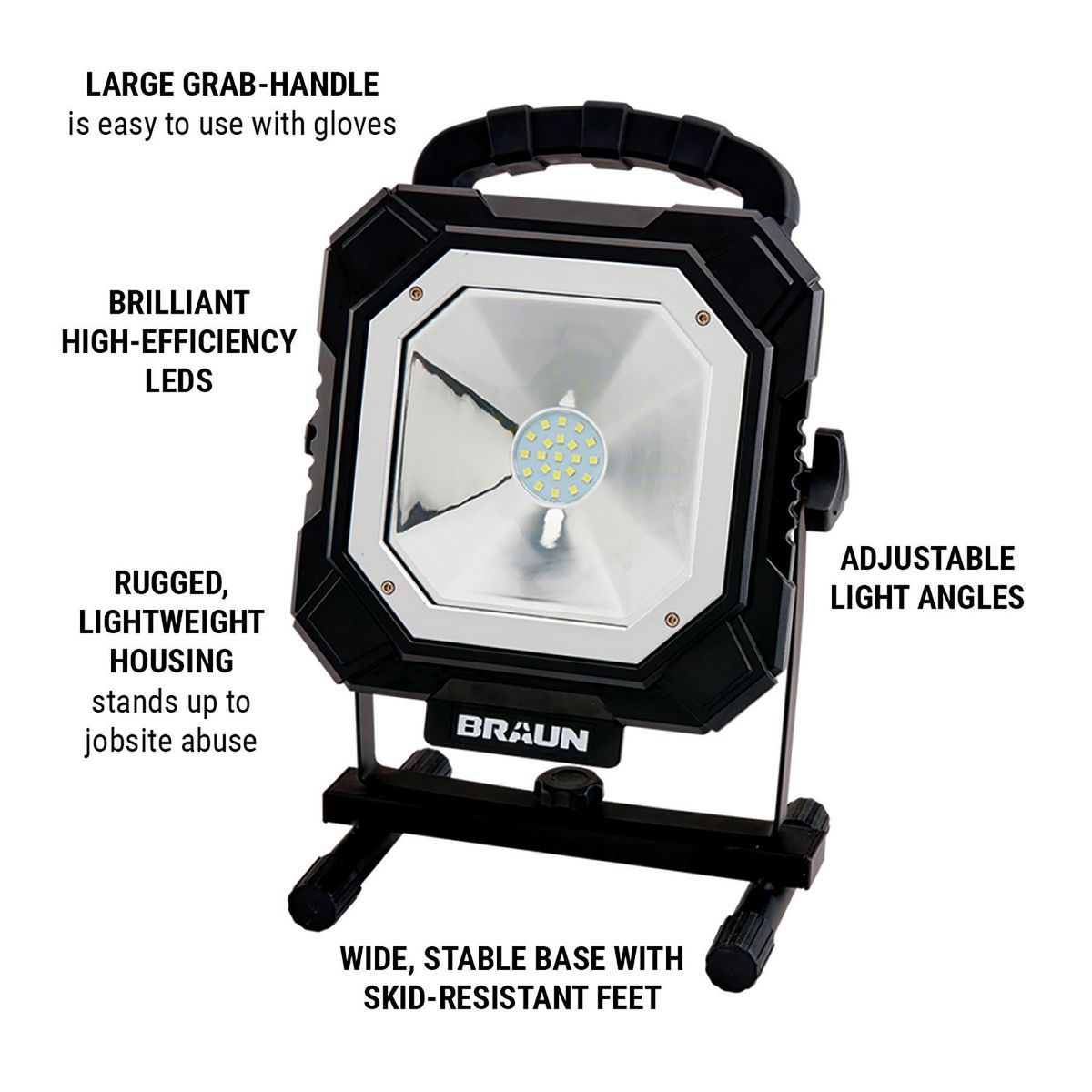 1500 Lumen LED Rechargeable Work Light U309376