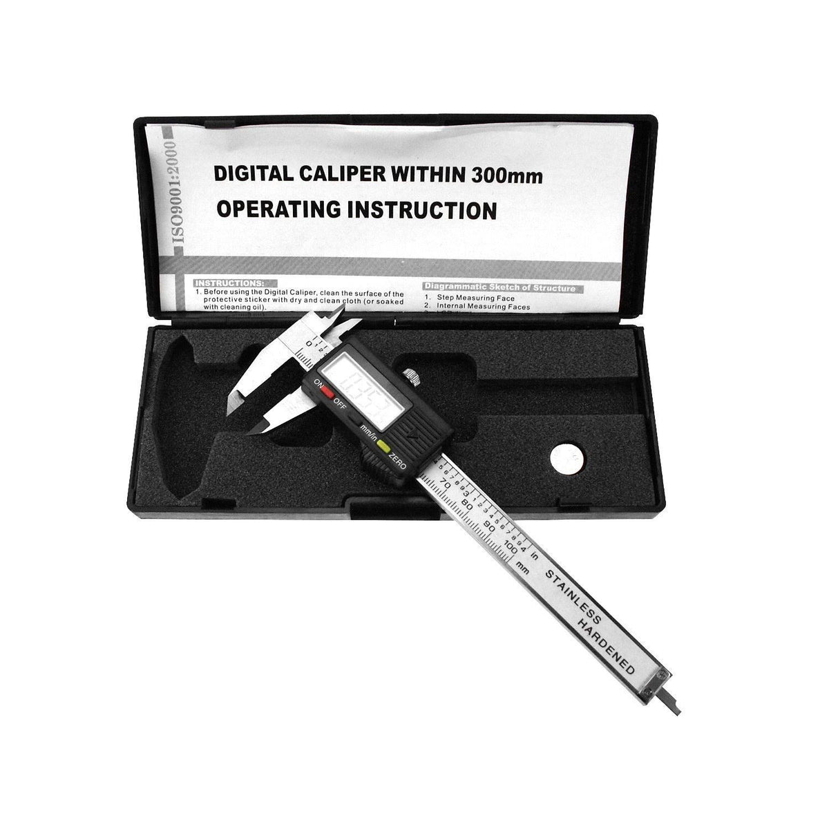 100mm Metal 4-Way Digital Caliper J82323