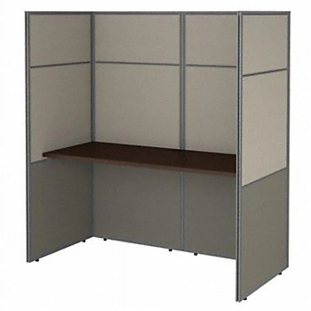 60W Cubicle Desk with Closed Panels H970040