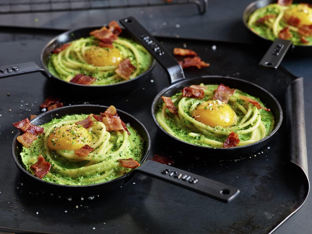 Matte Black Cast Iron Mini Frying Pan Z473100