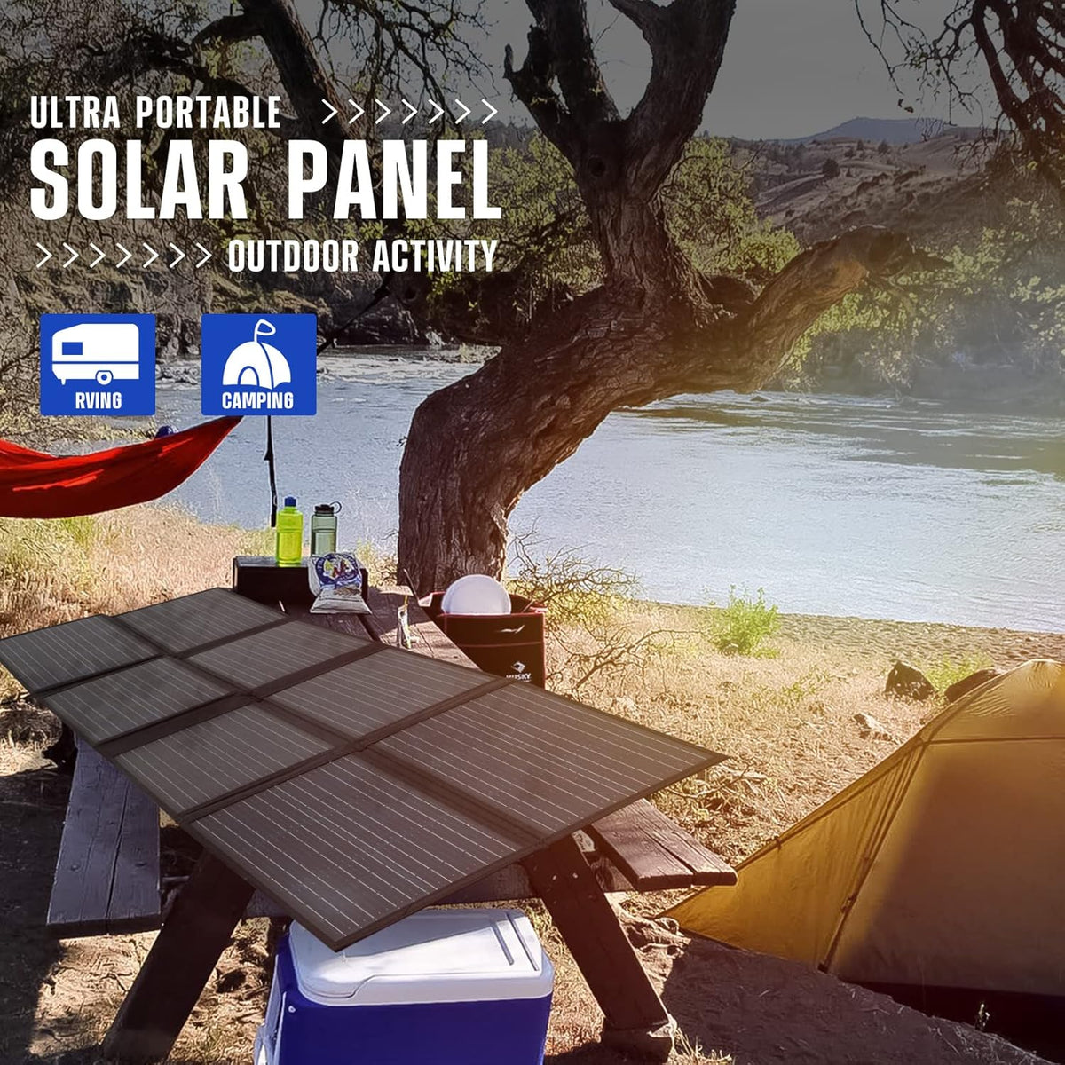 200W Foldable Monocrystalline Solar Panel with 20A MPPT Controller F350232