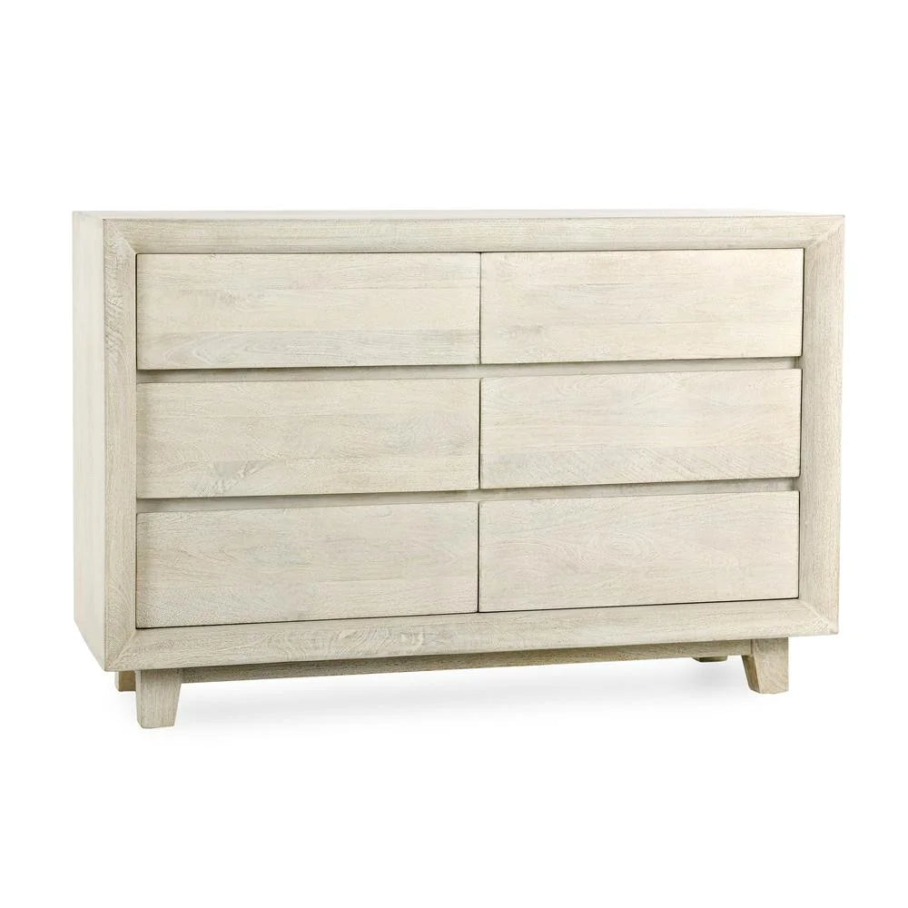 Six-Drawer Mango Wood Dresser J5213