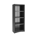 Black 4 Shelf Tall Bookcase W746950