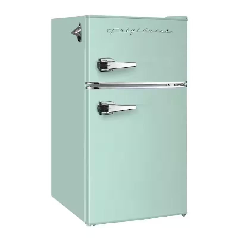 Mint 2 Door Retro Mini Fridge I80041