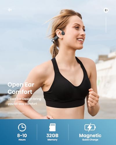 IP68 Waterproof Bone Conduction Headphones with 32G Memory I12535