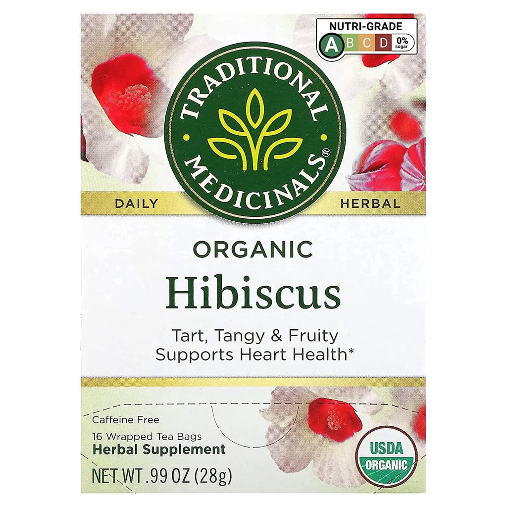 Organic Hibiscus Herbal Tea 16 Tea Bags Pack of 3 T207165