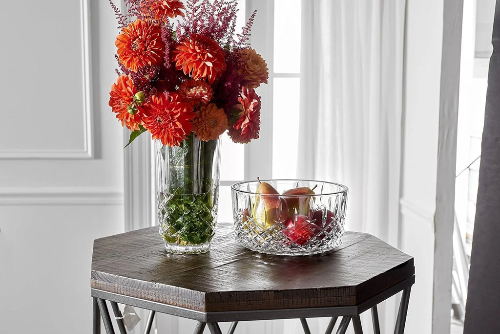 Clear Crystalline Bowl 9 inches A6366