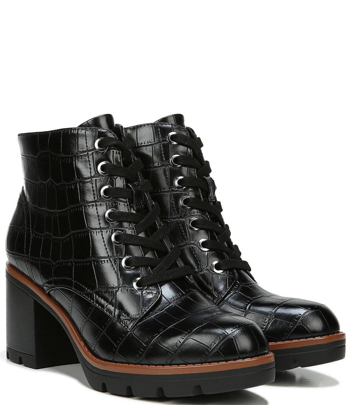 Black Crocco Shoes V668695