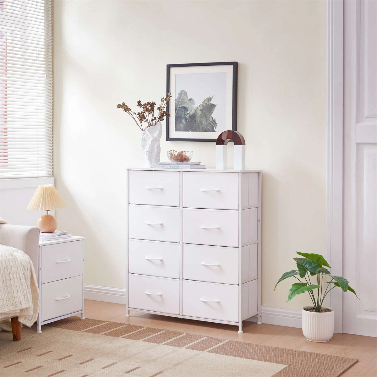 8 Drawer Fabric Dresser J157434