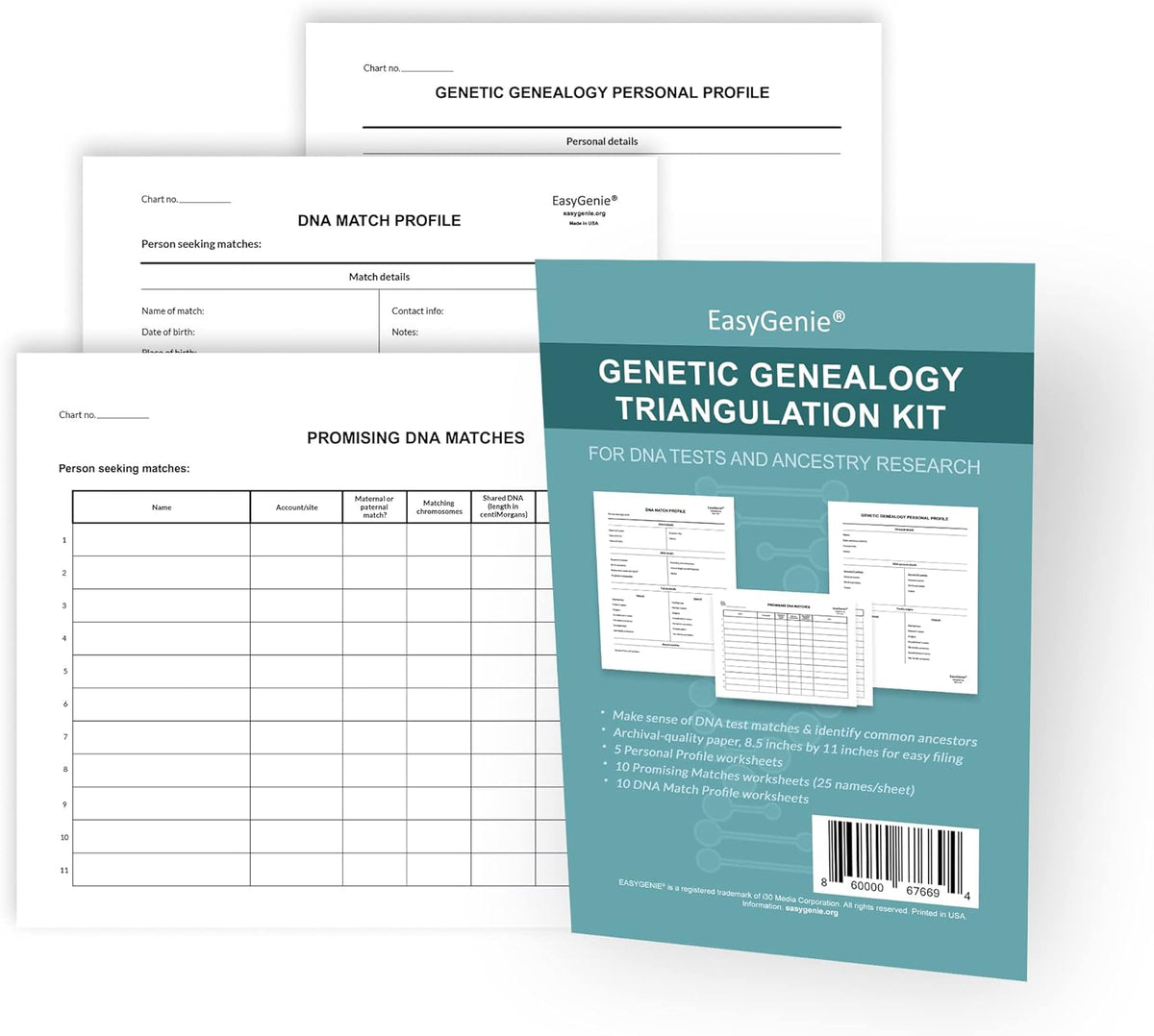 Genetic Genealogy Triangulation Kit C46779
