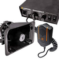 100W Emergency Police Siren Speaker 120-130dB PA System E5444