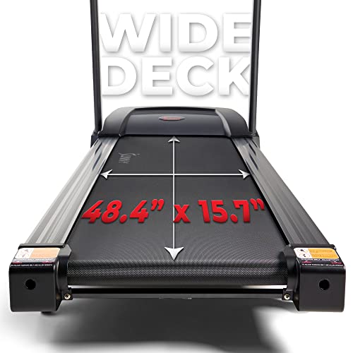 Folding Incline Treadmill with Pulse Sensors W981161