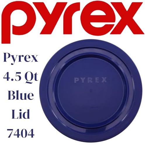 4.5 Quart Glass Mixing Bowl With Blue Lid L117915