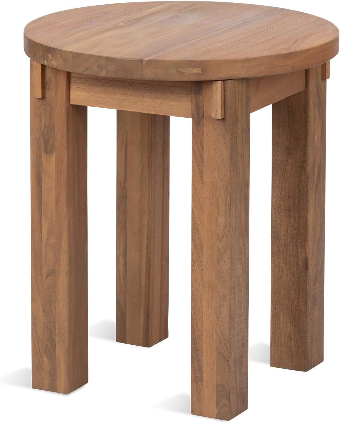Acacia Wooden Round Side Table K7576