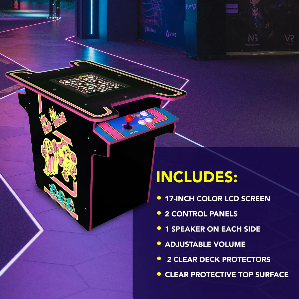 Black Arcade Table with 12 Games in 1 A510064